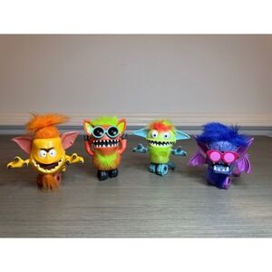 Scritterz Lot of 4 Talking Interactive Toy Monsters Aliens Bundle